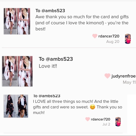 💫Last 1💫✨HP✨ Woman’s beautiful floral kimono - Picture 5 of 5